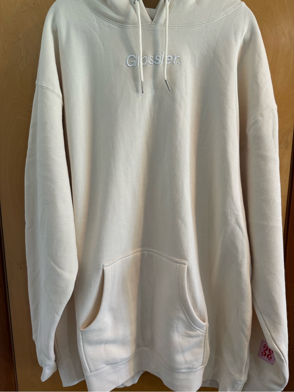 Glossier Cream Hoodie Sweatshirt